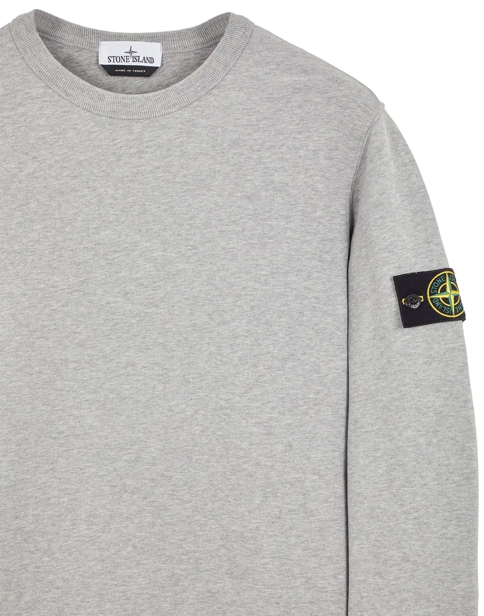 Sweat-shirt à col rond 62420 coloris poussière chiné - REIMÉ