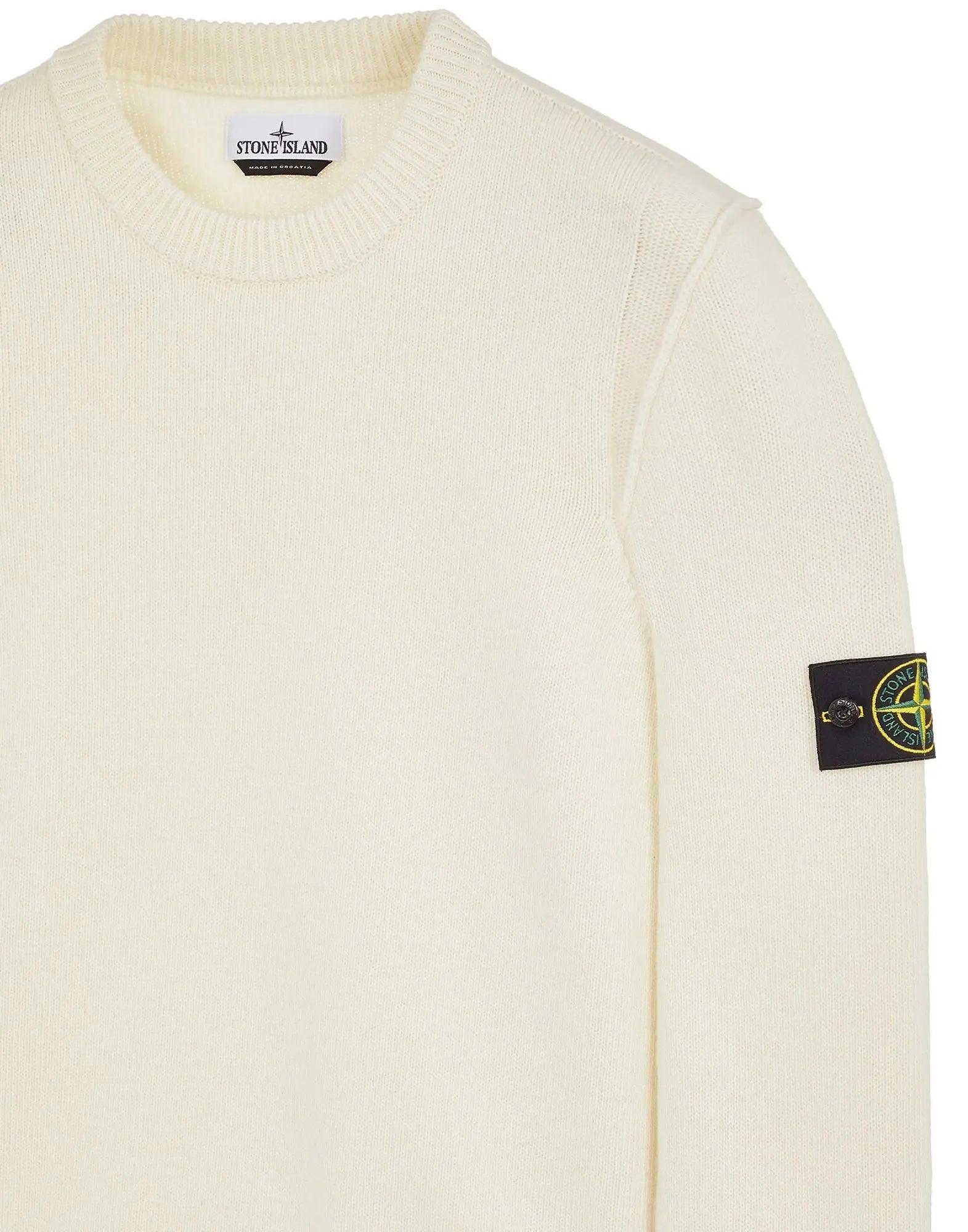 Pull à col rond tricot 508A3 coloris naturel (S/M) - REIMÉ