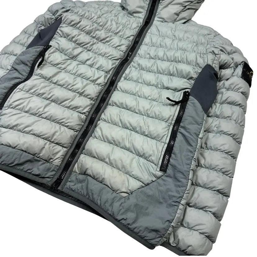 Blouson matelassé gris polyester (M) - REIMÉ