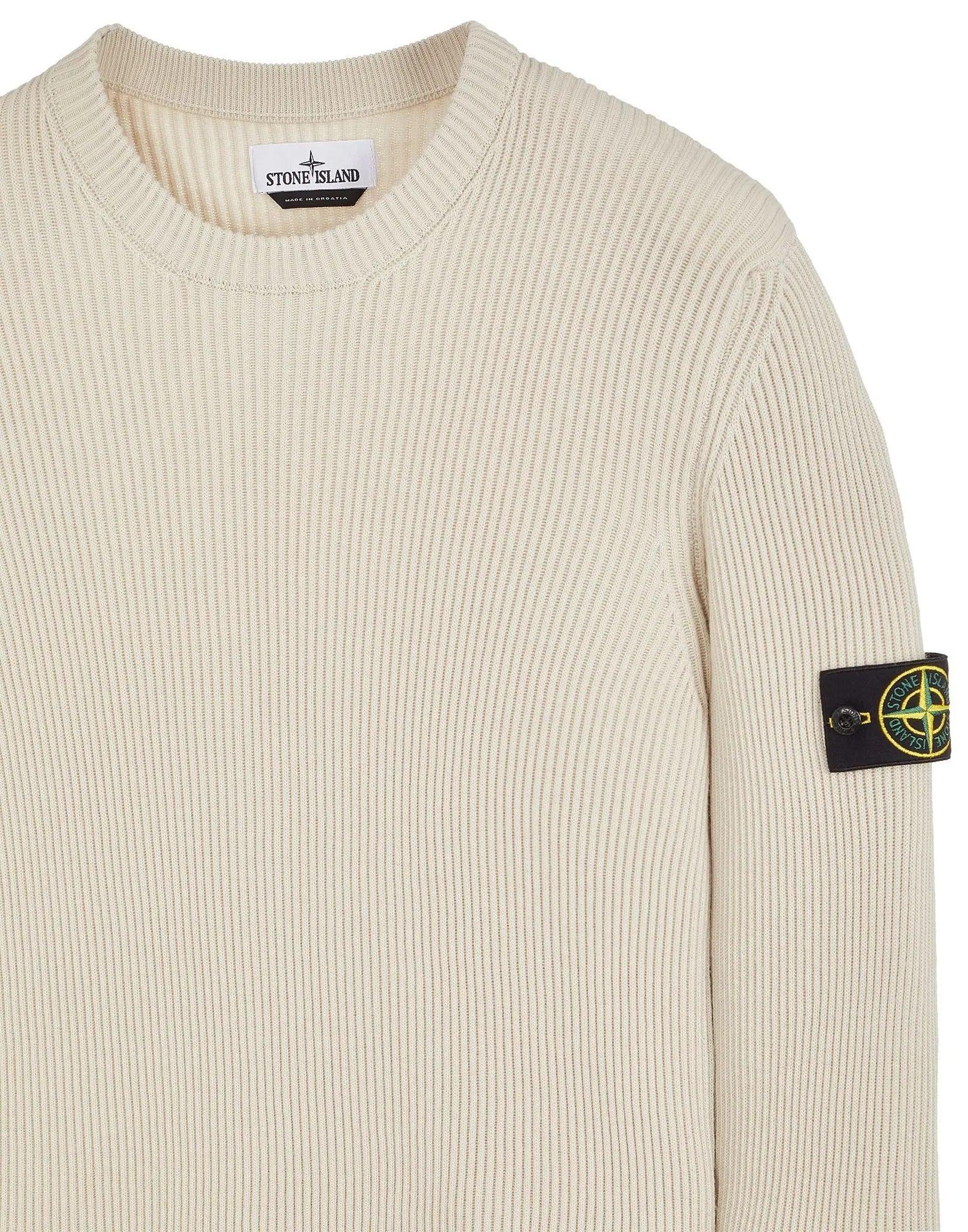 Pull en laine tissé beige 553C2 - REIMÉ