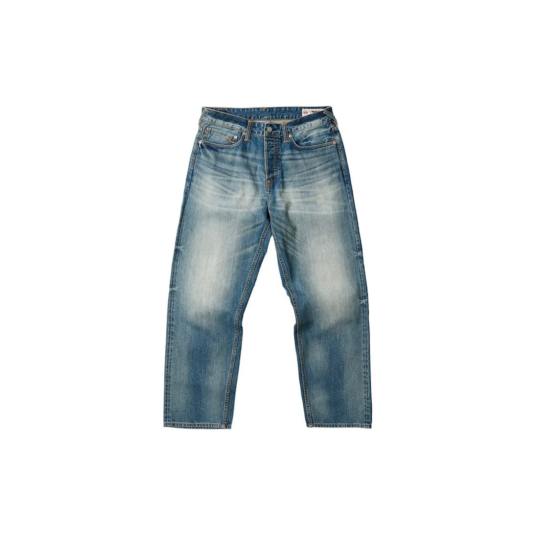 Jean Japan Délavé Coupe Droite à motif floral - REIMÉ