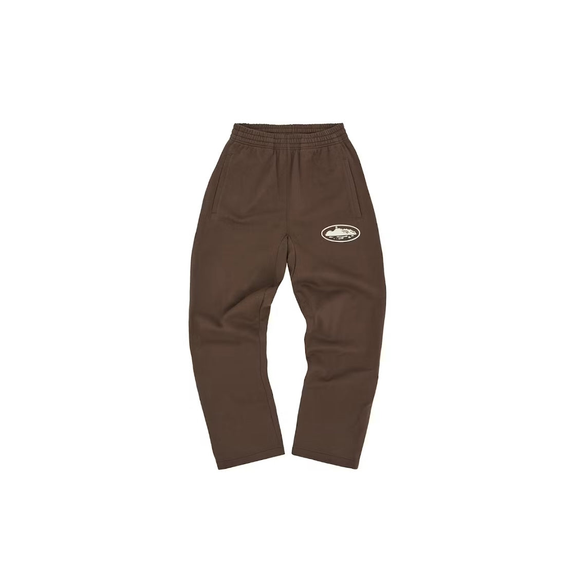Jogging CRTZ Island Puff Print Open Hem Pant coloris Chocolat