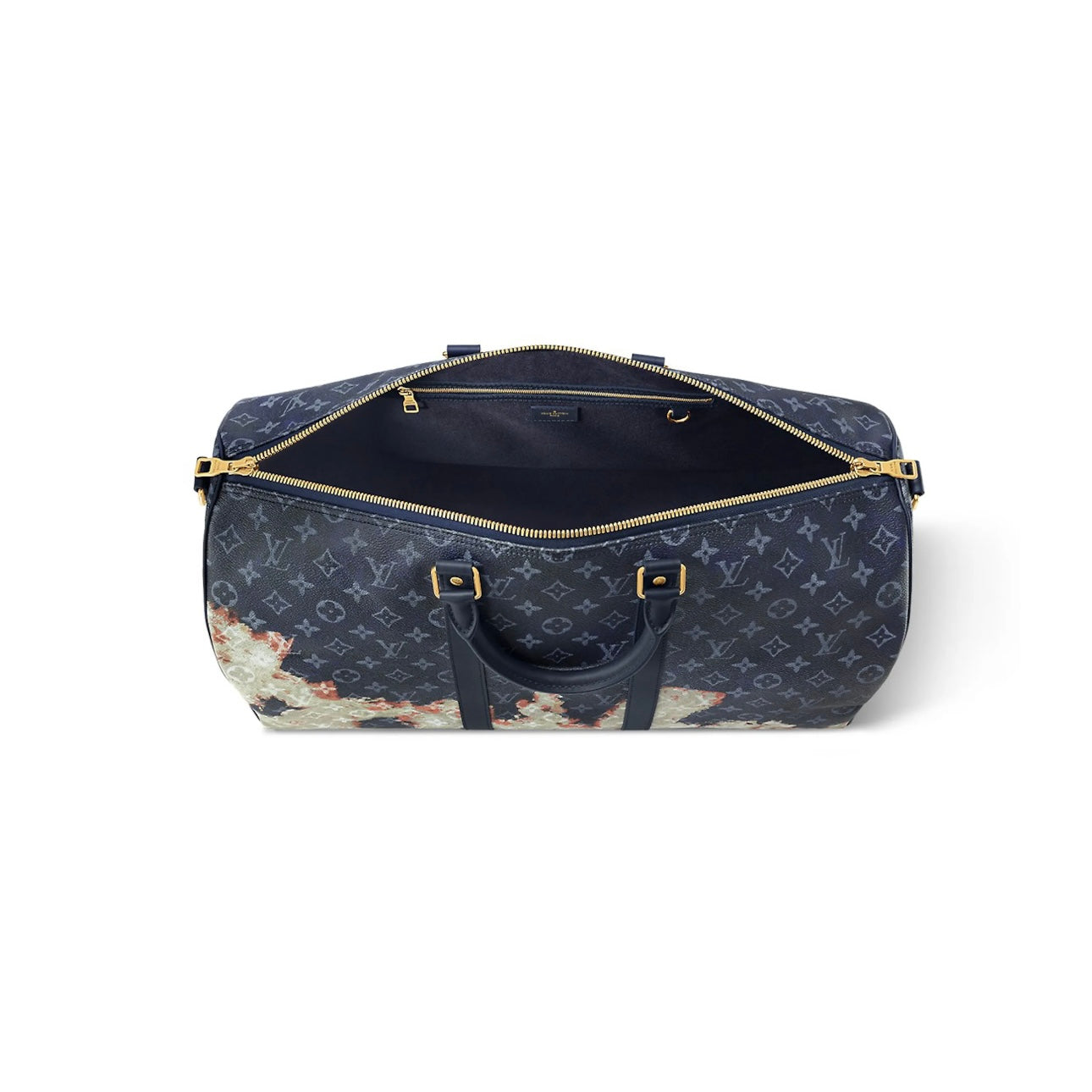 Sac Keepall Bandoulière 50 Monogramme motif Bleach - REIMÉ