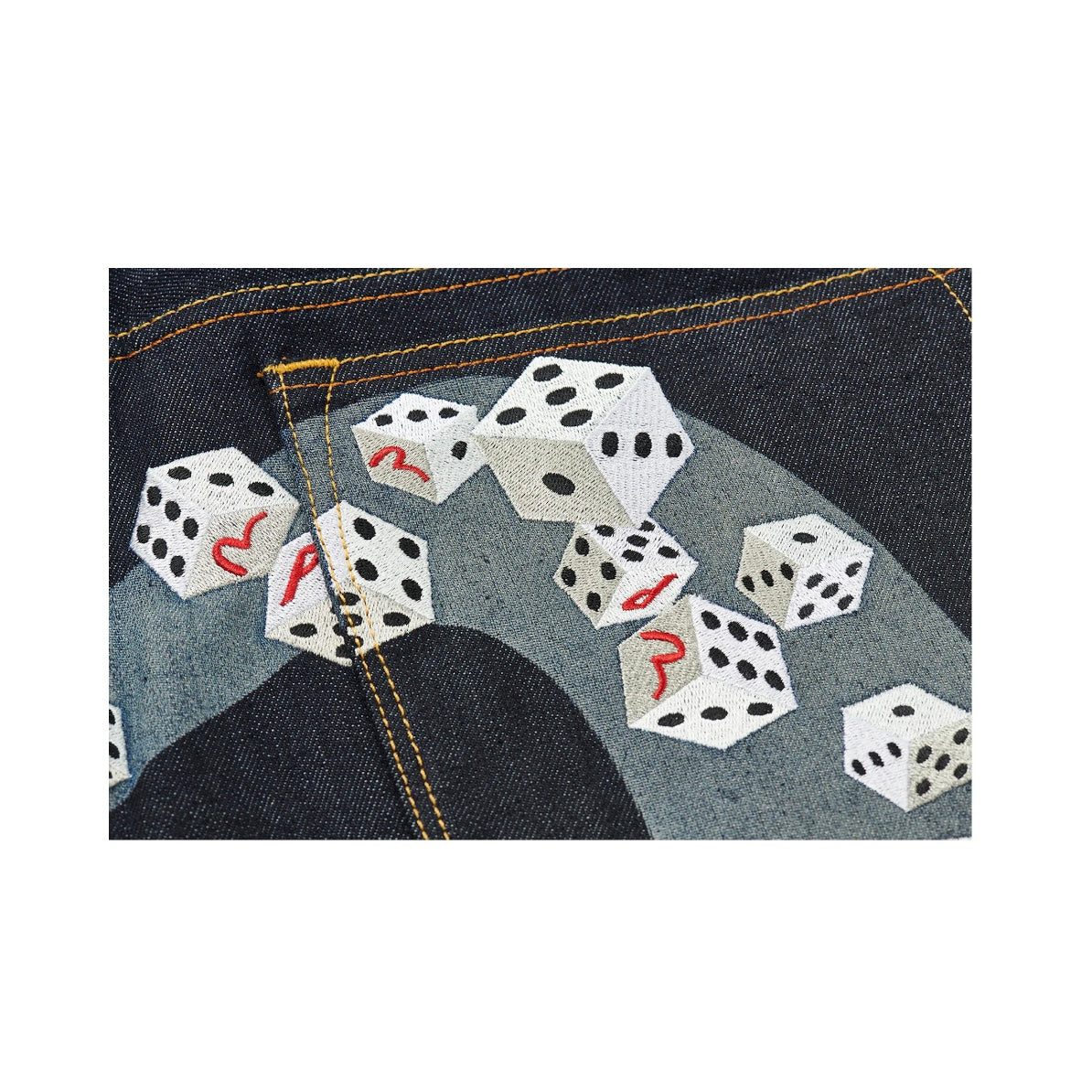 Palace x Evisu Jean Dice Denim Brut - REIMÉ