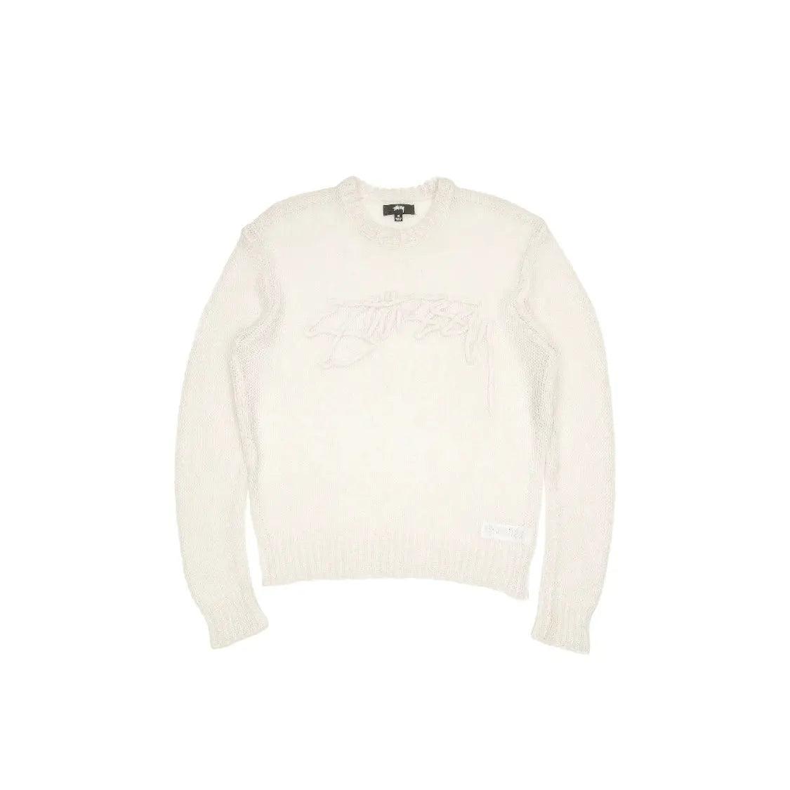 Pull Loose Knit Logo Sweater couleur crème - REIMÉ
