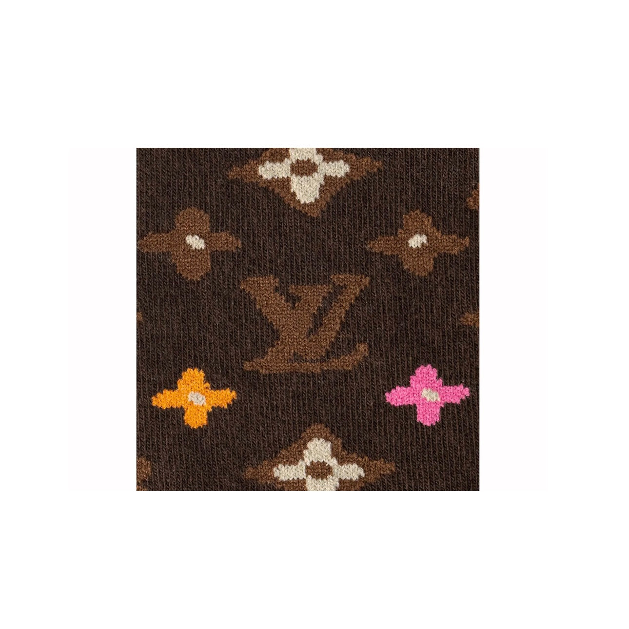 Chaussettes Monogramme Tyler, The Creator coloris Chocolat