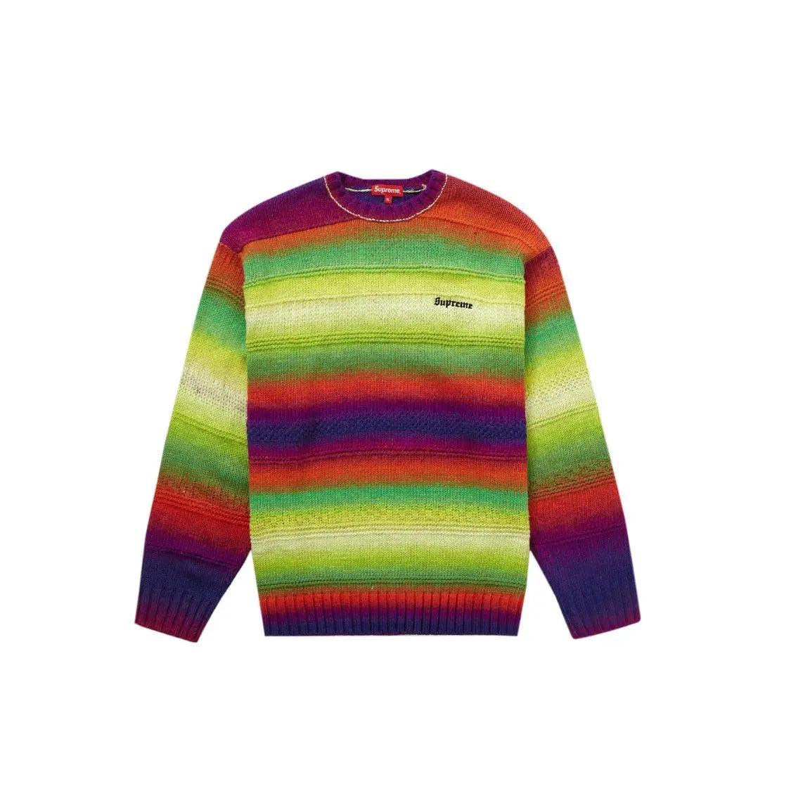 Pull Gradient Stripe Sweater multicouleur (S/M) - REIMÉ