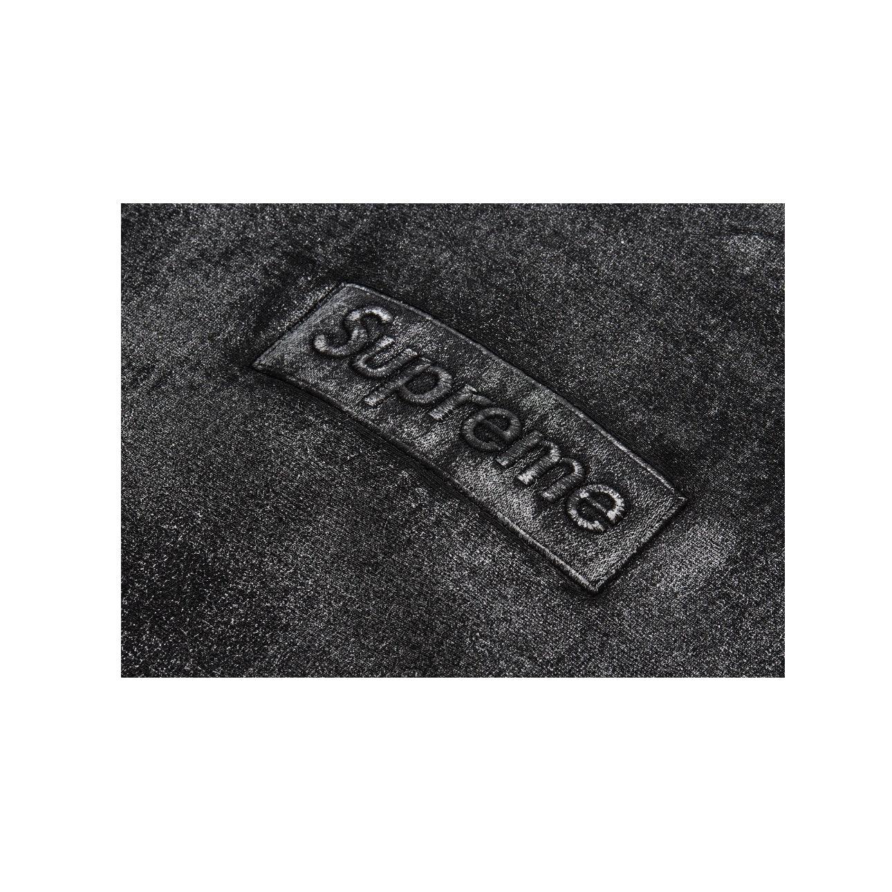 Sweat à Capuche MM6 x Box Logo Hoodie coloris métallisé Noir - REIMÉ