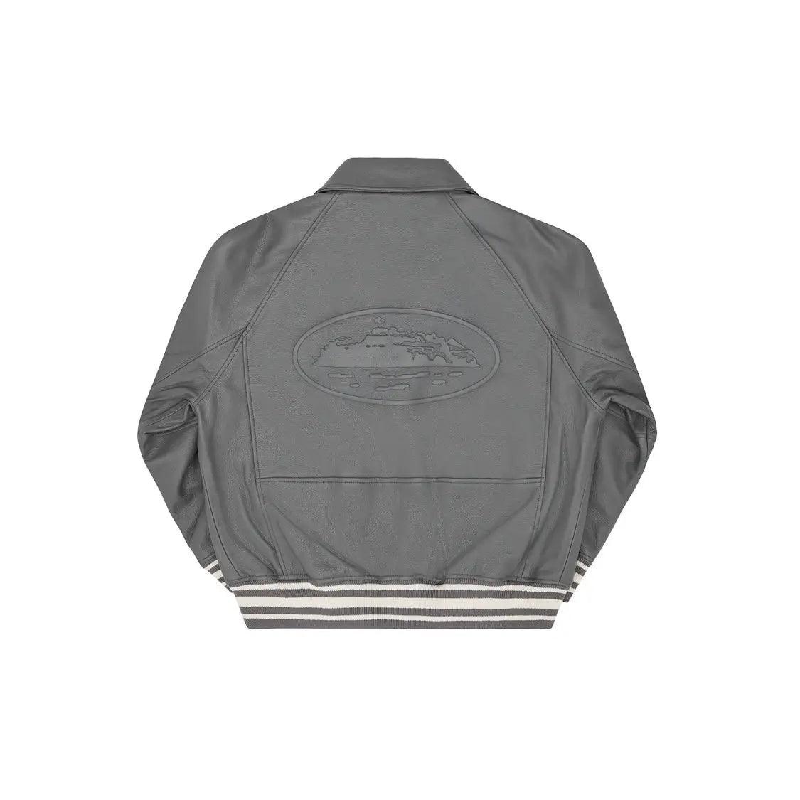Veste en cuir “Da Skydive” Jacket coloris gris - REIMÉ