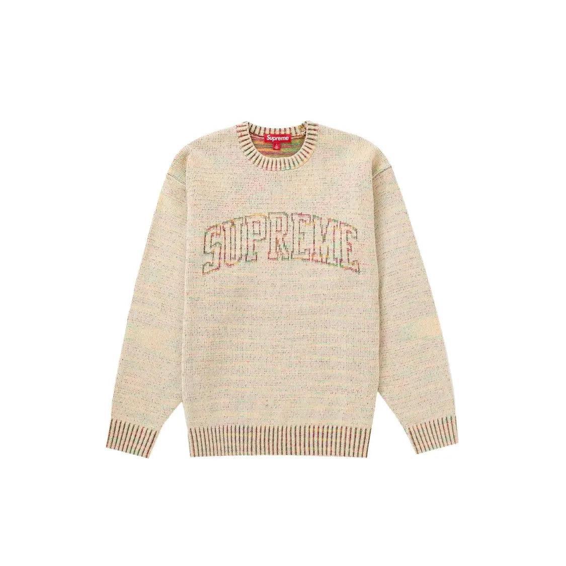 Pull Contrast Arc Sweater coloris Beige - REIMÉ