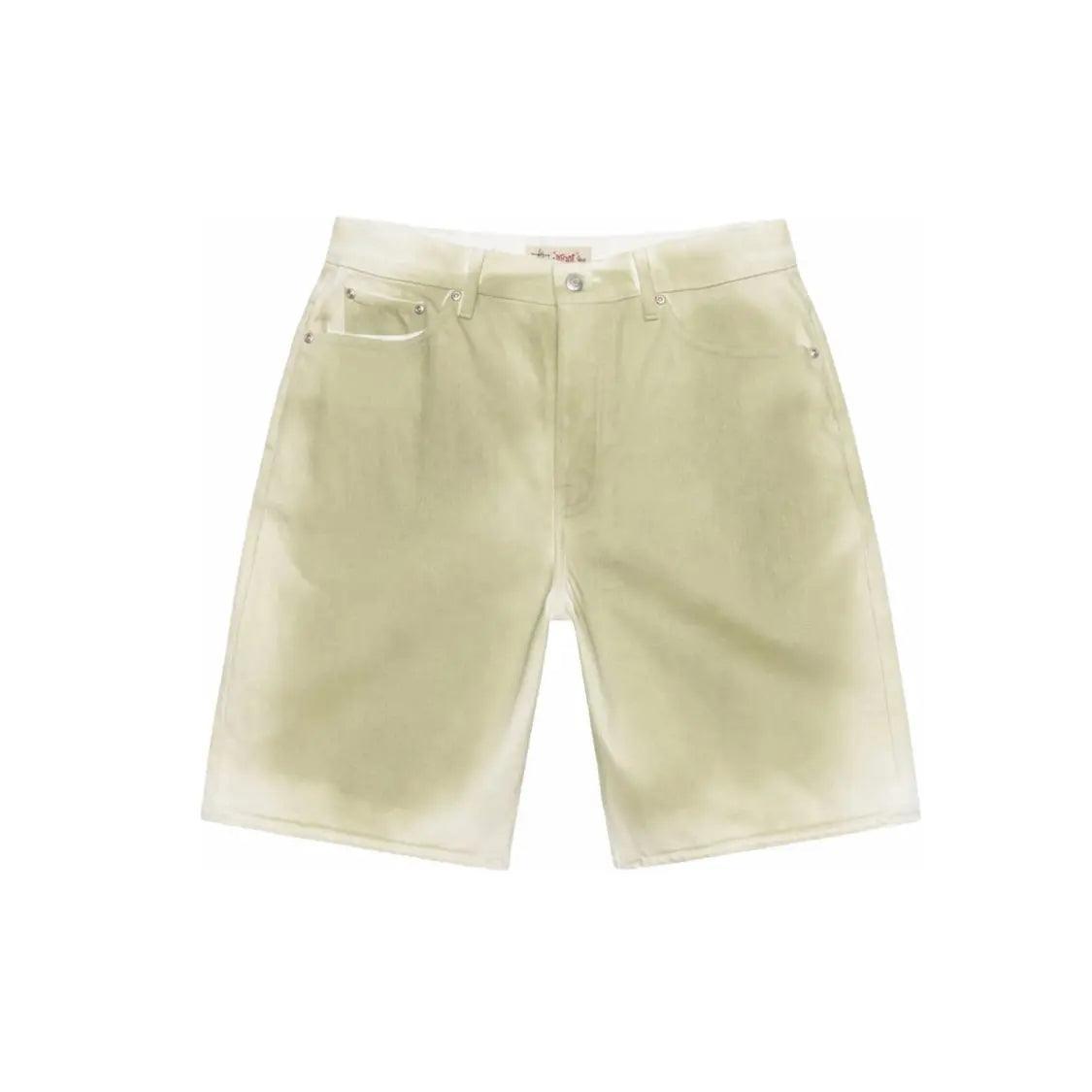 Short Spray Dye Big coloris Jaune & Olive - REIMÉ