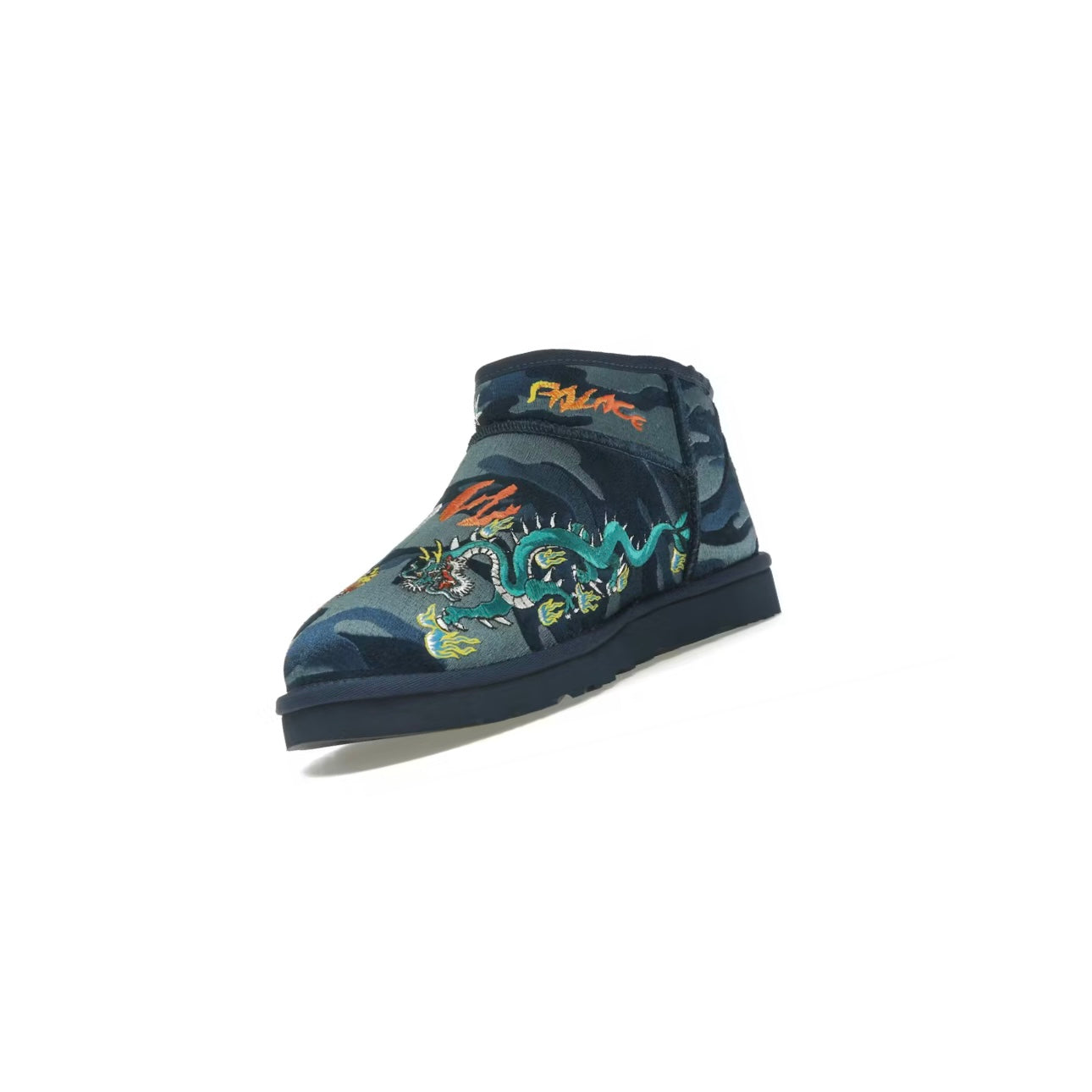 Chaussons Classic Ultra Mini Boot coloris Bleu Marine Camouflage