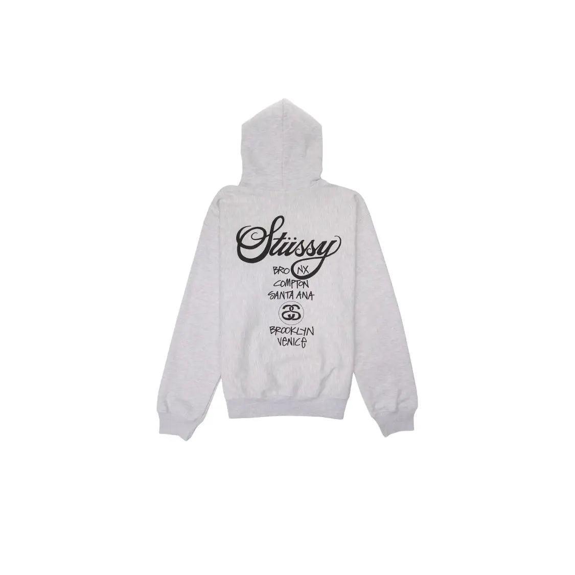 Sweat à capuche World Tour gris - REIMÉ