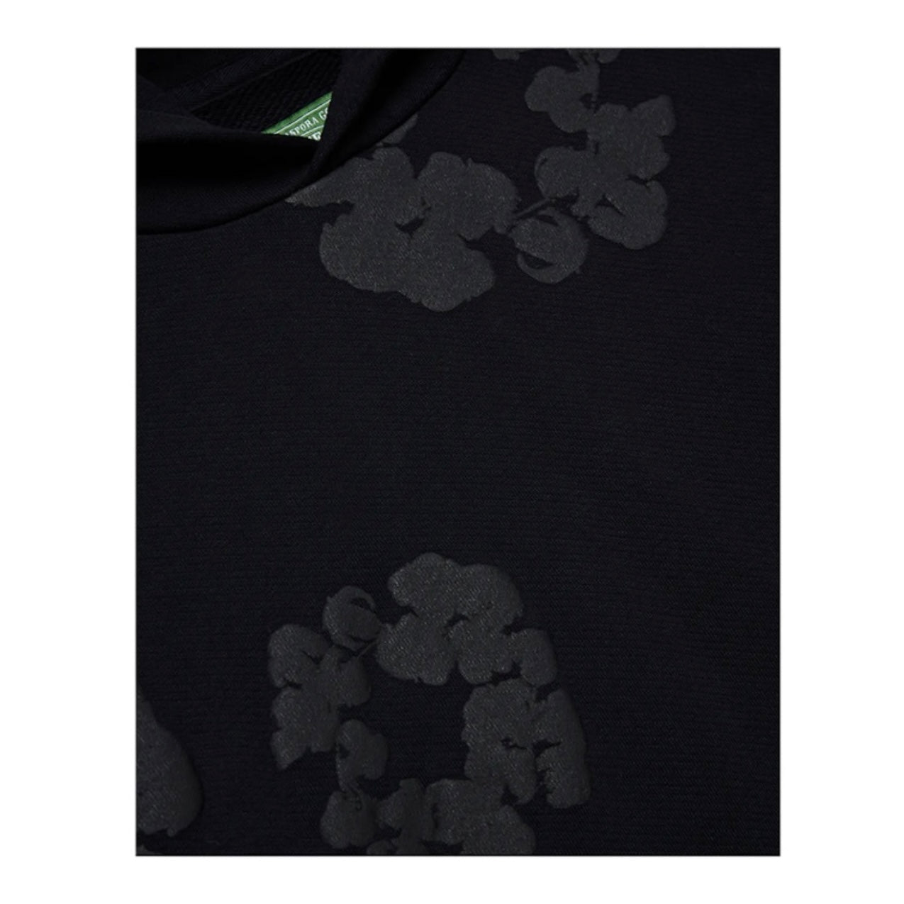 Sweat à Capuche Cotton Wreath Noir - REIMÉ