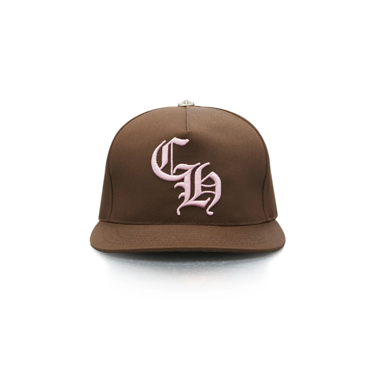 Casquette de Baseball CH Logo brodé coloris Marron et Rose