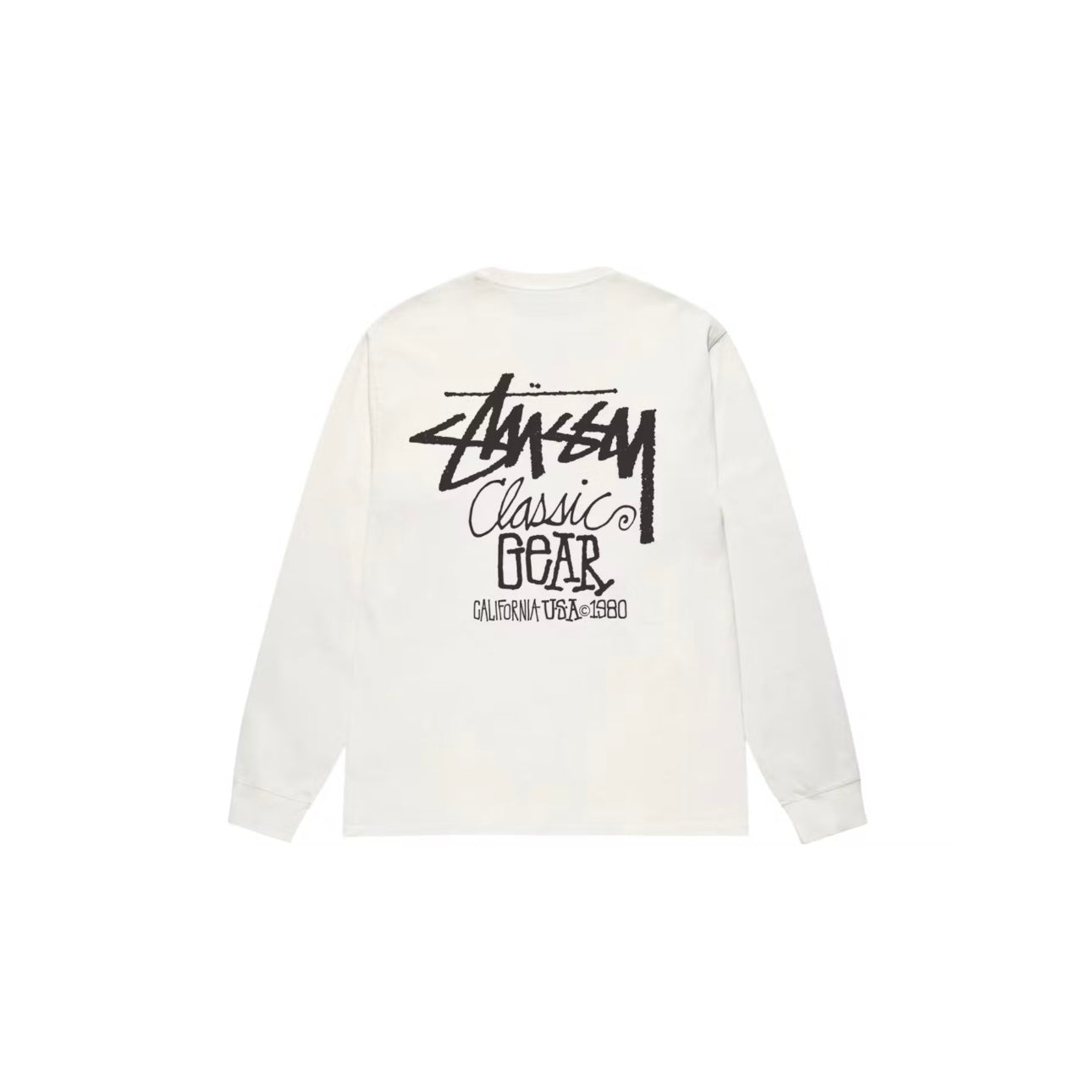 Longsleeve Classic Gear Pigment Dyed Tee coloris Blanc Naturel