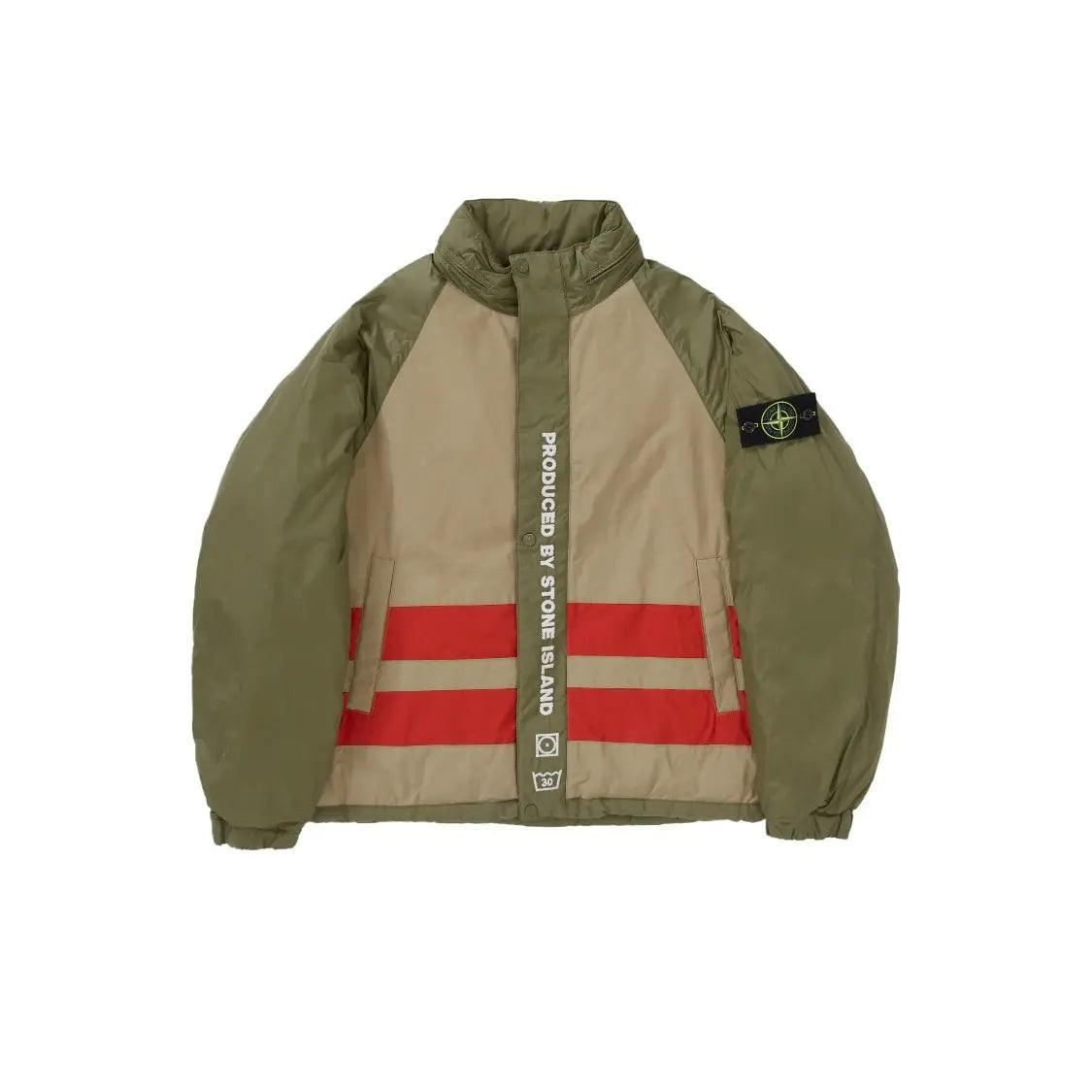 Veste Réversible Down Puffer Jacket Olive (L) - REIMÉ