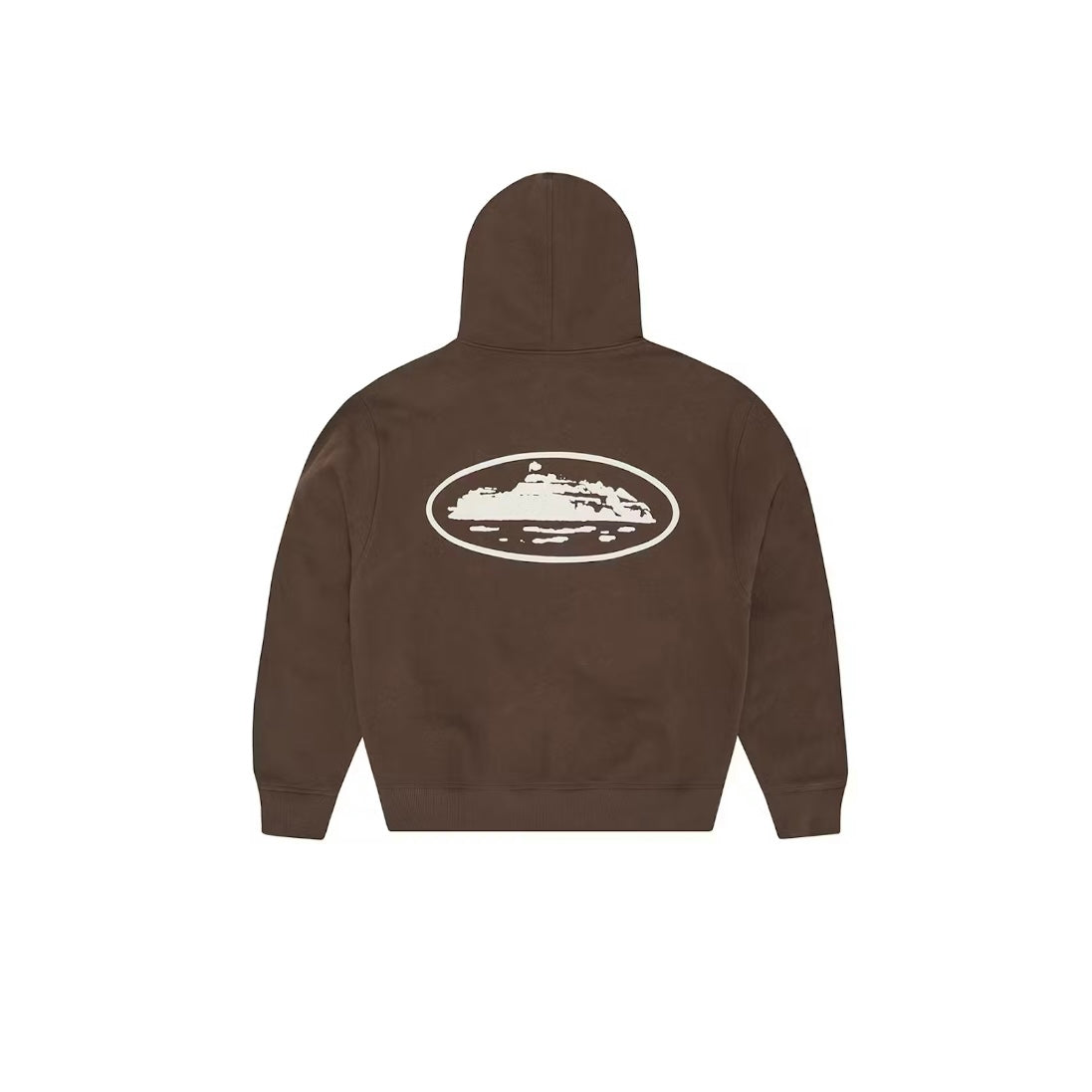 Veste Zippé CRTZ Island Puff sprint Hoodie coloris Chocolat
