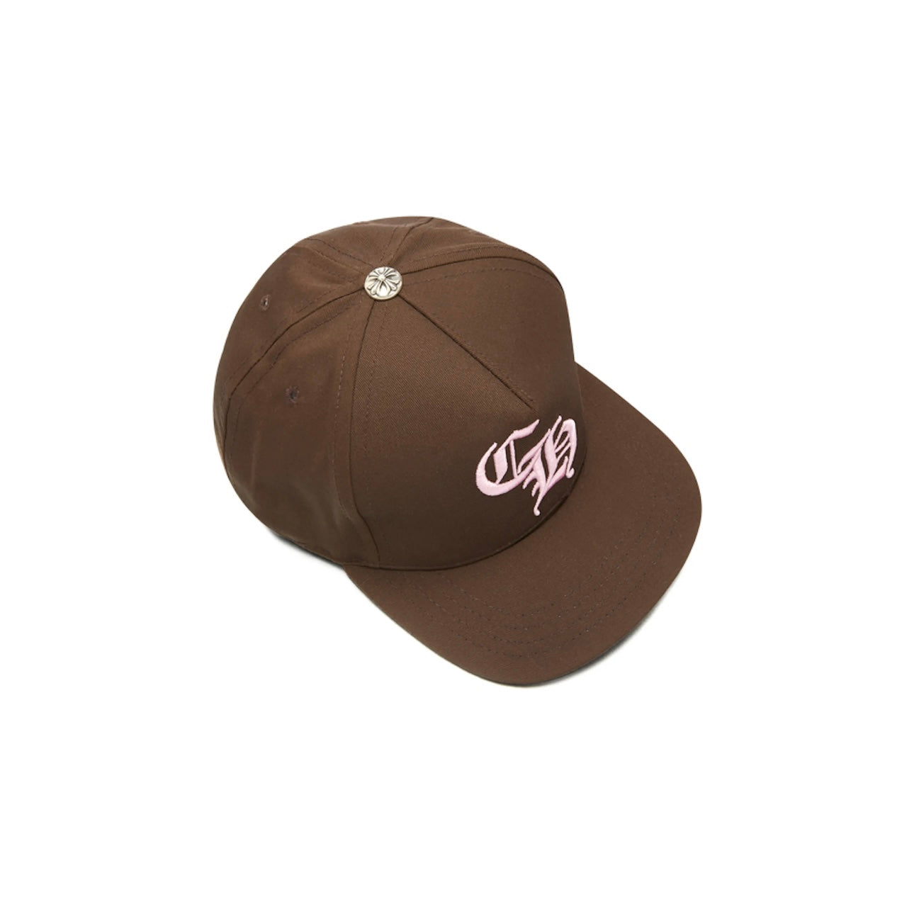 Casquette de Baseball CH Logo brodé coloris Marron et Rose