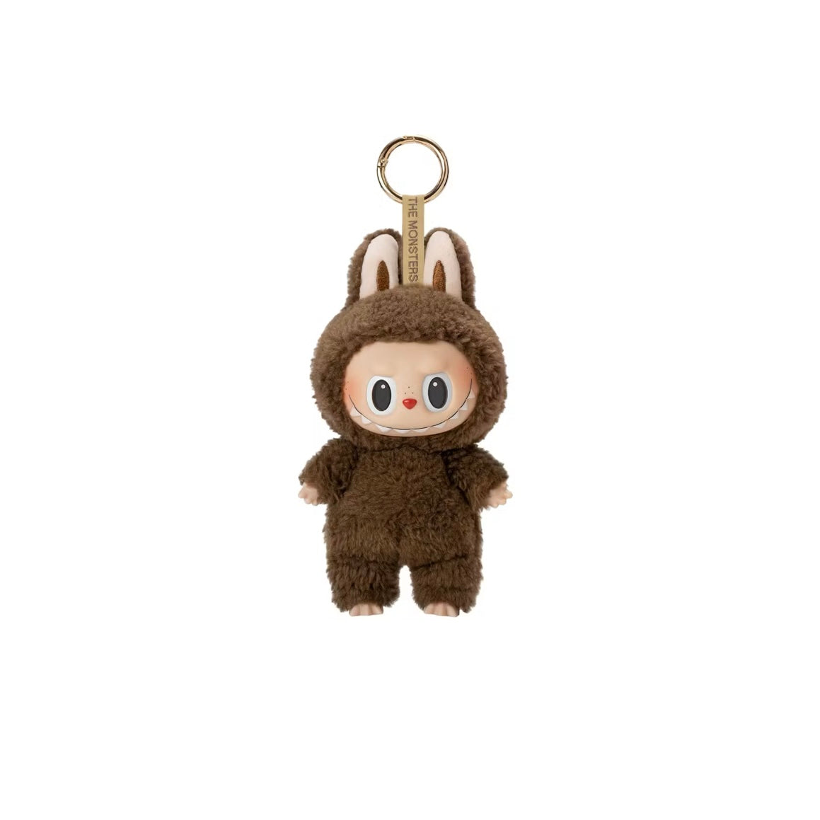 Labubu The Monsters Peluche Pendentif en Vinyle coloris Cacao Châtaigne