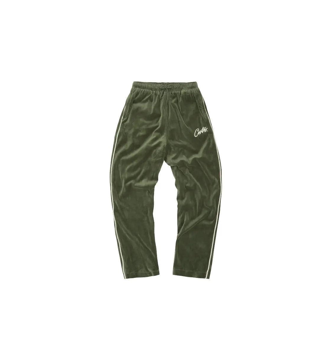Pantalon VVS Velour Bottoms coloris vert - REIMÉ