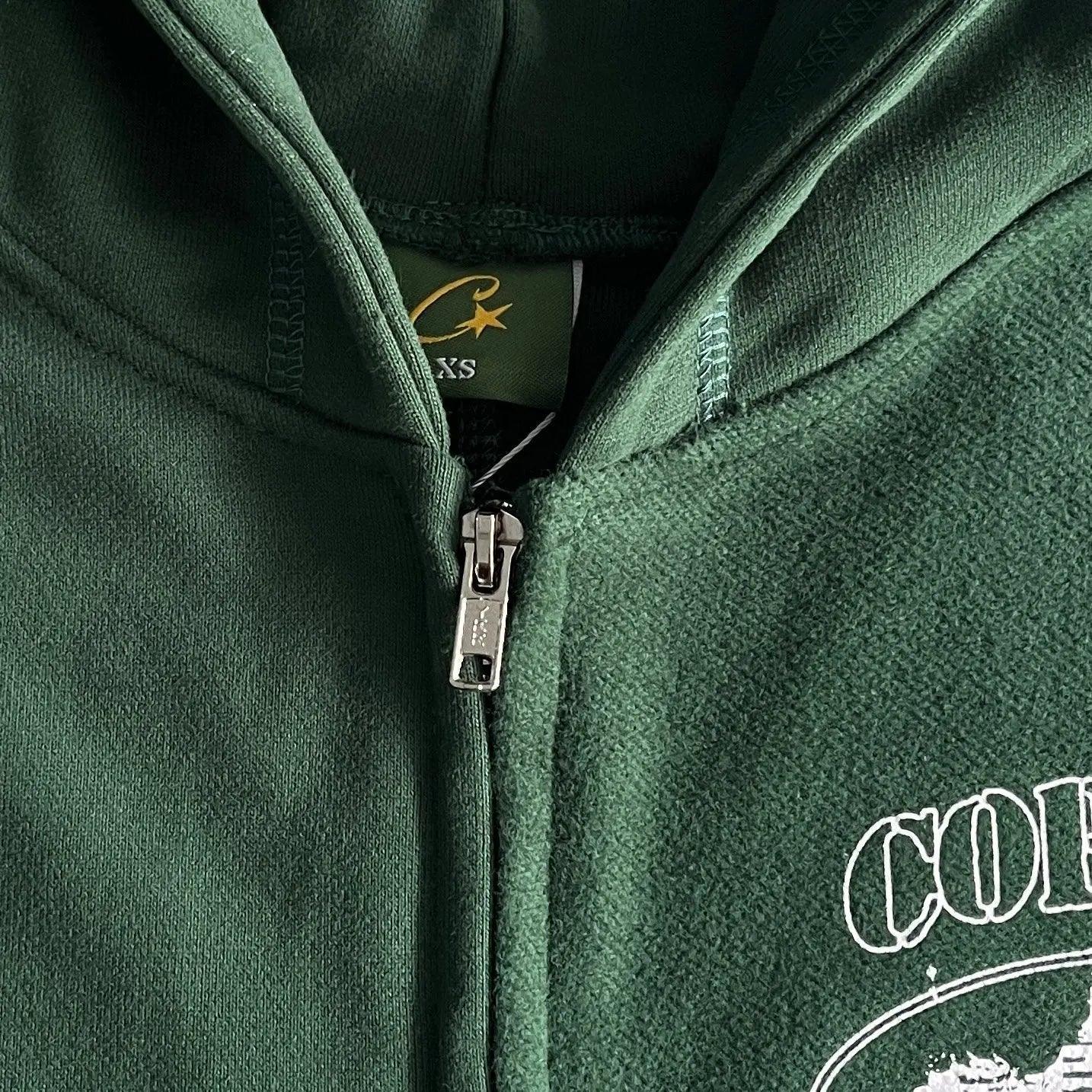 Sweat Zip Up Vert Forêt (XS/S/M) - REIMÉ