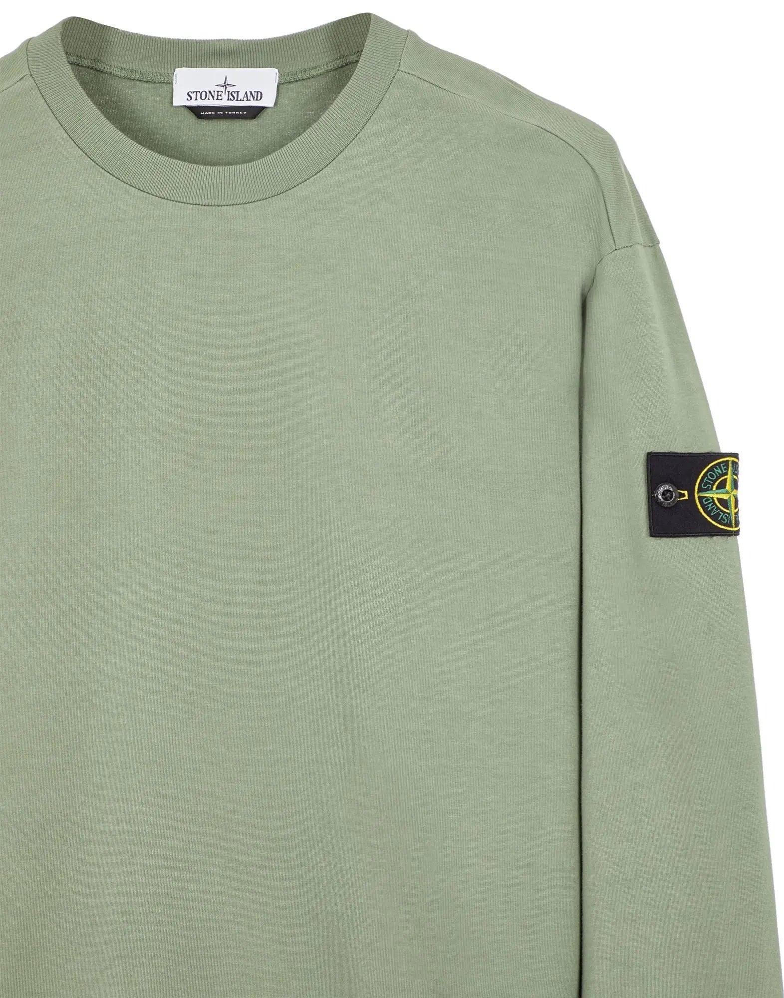 Sweat-shirt à col rond 63750 coloris vert sauge - REIMÉ