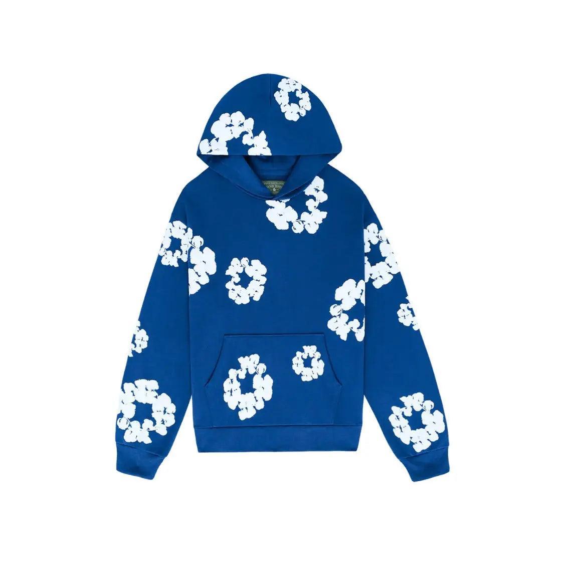 Sweat-shirt à capuche bleu royal (M) - REIMÉ