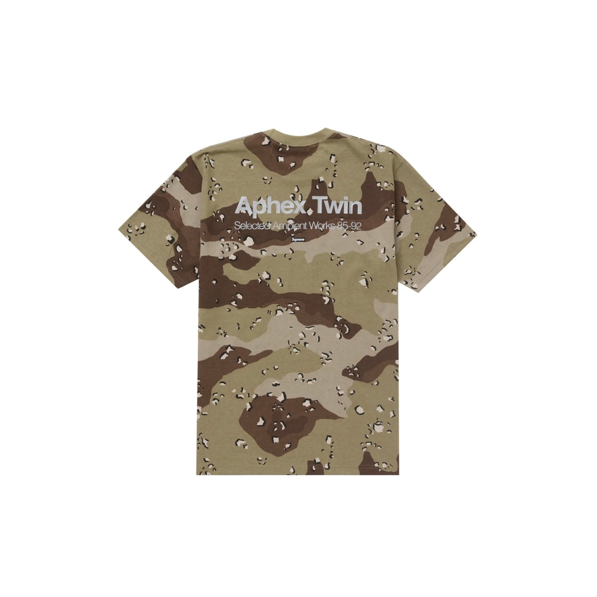 T-shirt Aphex Twin Camouflage coloris Chocolate Chip SS25