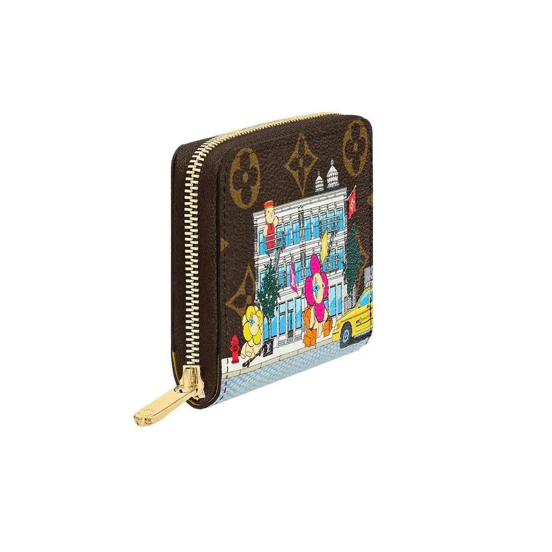 Porte monnaie Zippé monogramme toile - REIMÉ