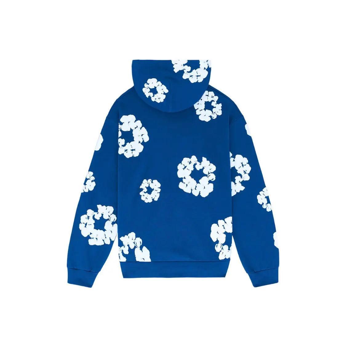 Sweat-shirt à capuche bleu royal (M) - REIMÉ