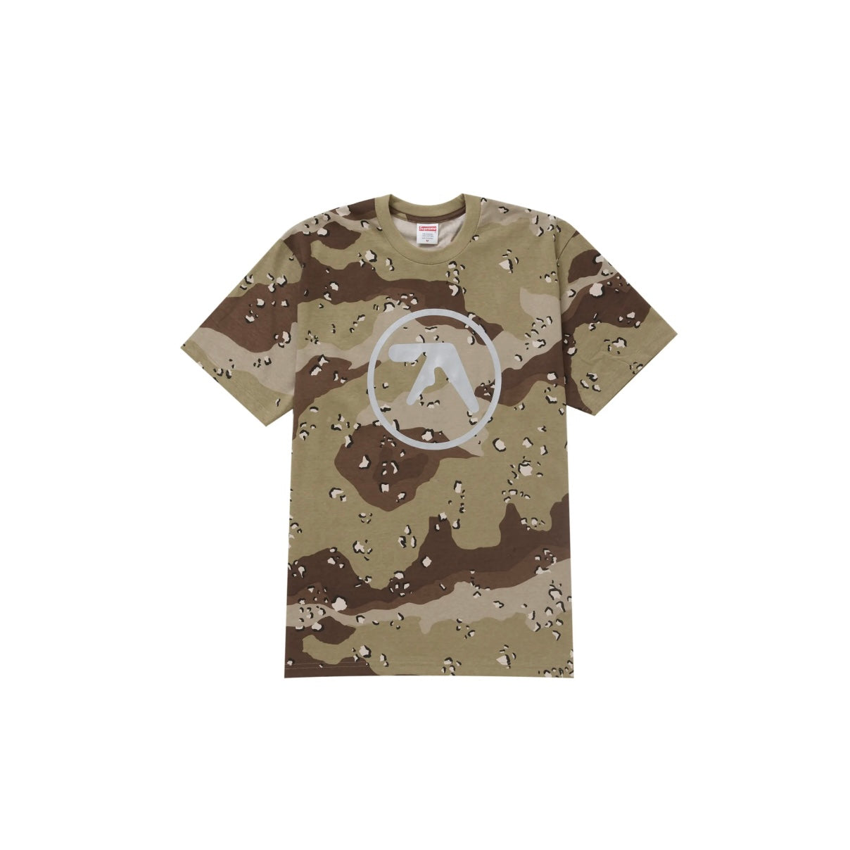 T-shirt Aphex Twin Camouflage coloris Chocolate Chip SS25