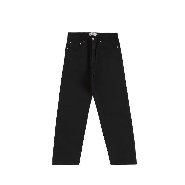 Pantalon oversize coupe droite noir (38-10M) - REIMÉ