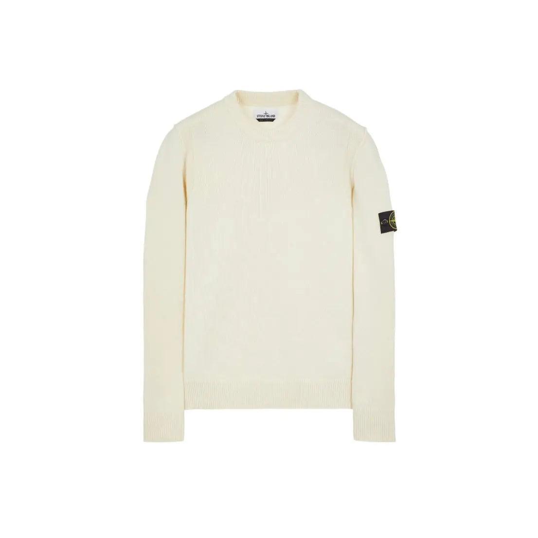 Pull à col rond tricot 508A3 coloris naturel (S/M) - REIMÉ