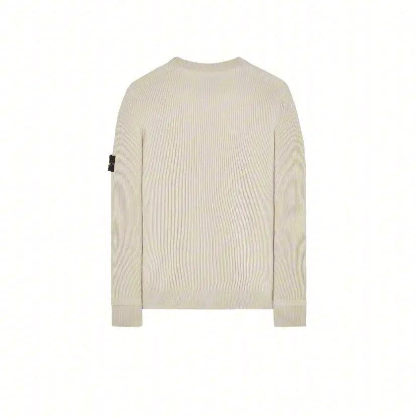 Pull en laine tissé beige 553C2 - REIMÉ
