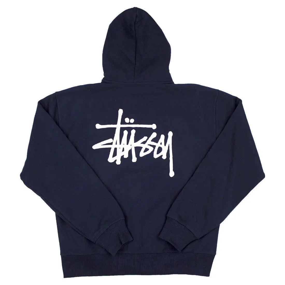 Hoodie Basique Zipé bleu marine - REIMÉ