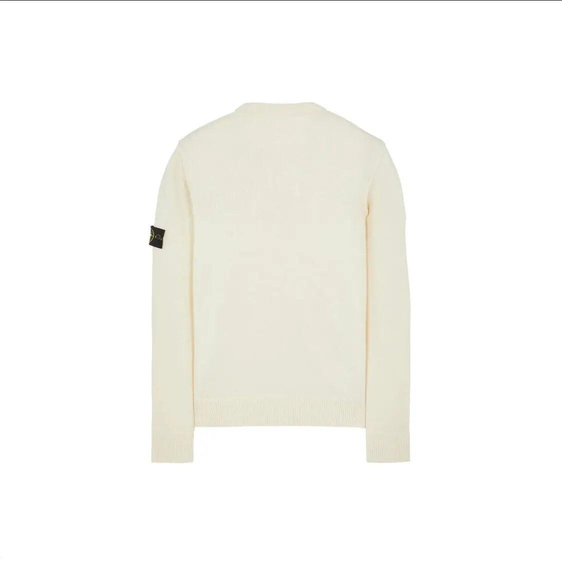 Pull à col rond tricot 508A3 coloris naturel (S/M) - REIMÉ