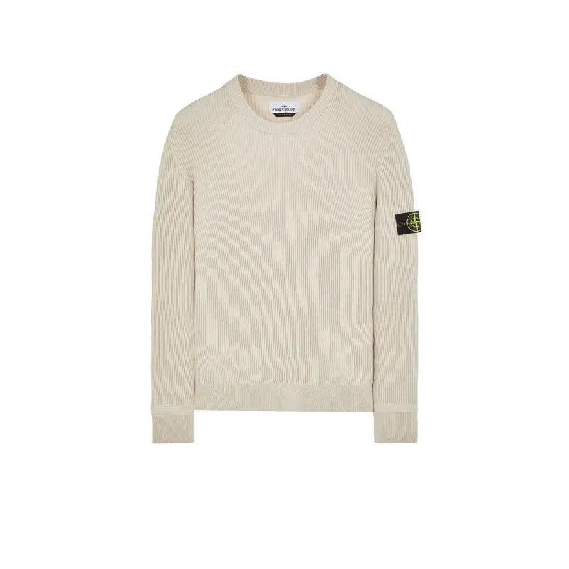 Pull en laine tissé beige 553C2 - REIMÉ