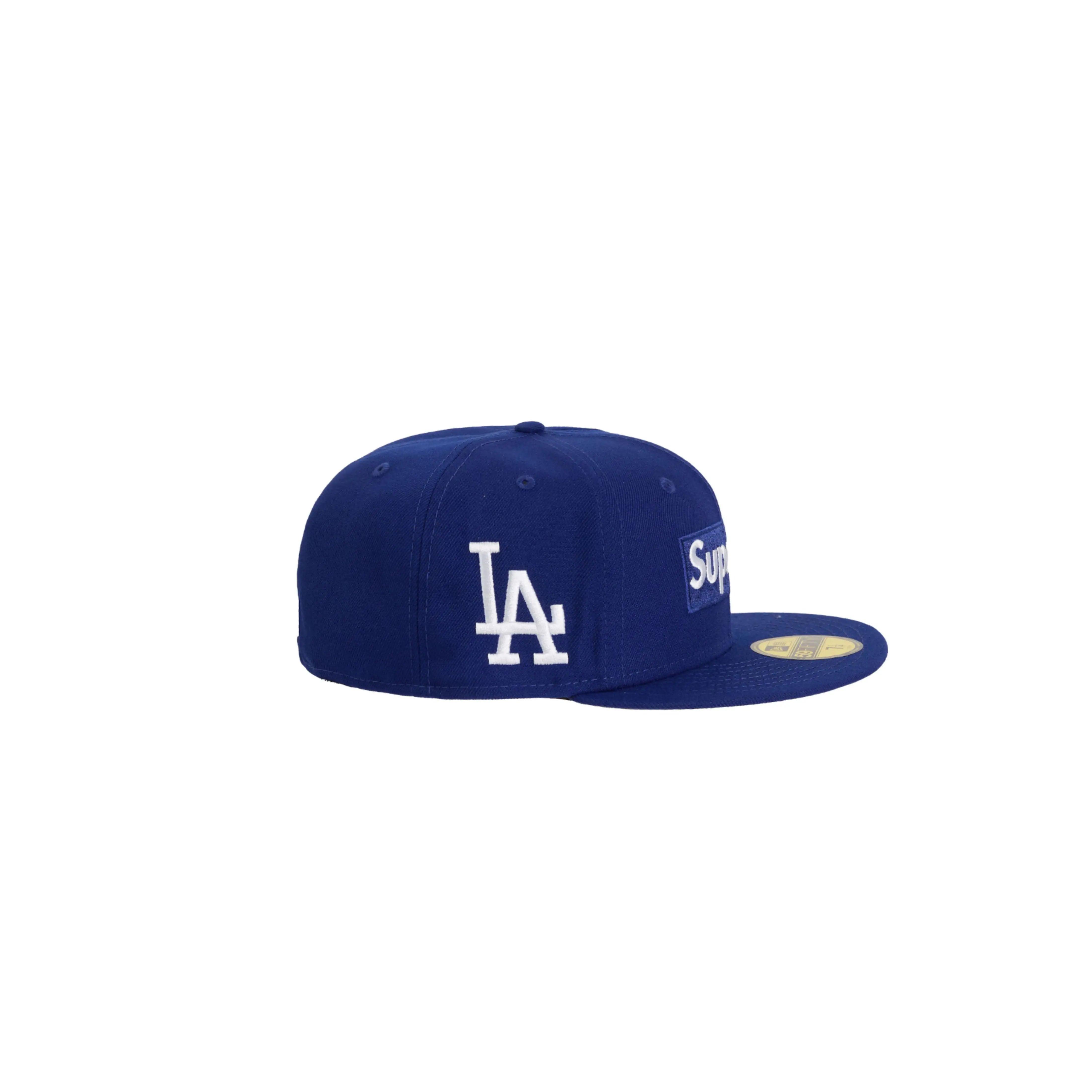 Casquette Los Angeles Box Logo NEra Fitted coloris bleu royal - REIMÉ
