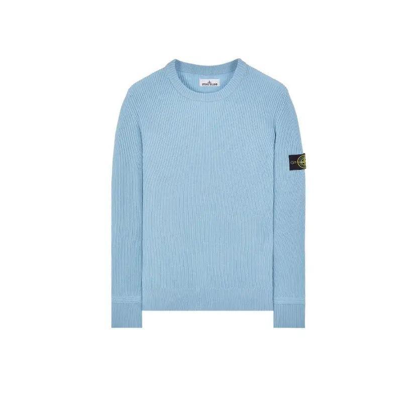 Pull en laine tissé 553C2 coloris Bleu - REIMÉ