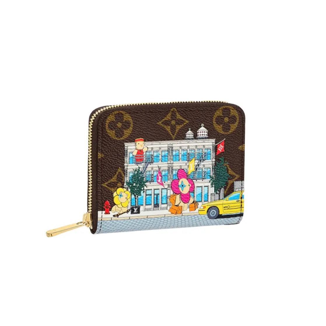 Porte monnaie Zippé monogramme toile - REIMÉ