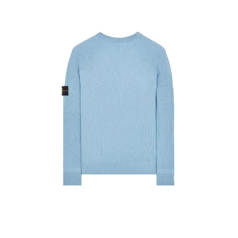 Pull en laine tissé 553C2 coloris Bleu - REIMÉ