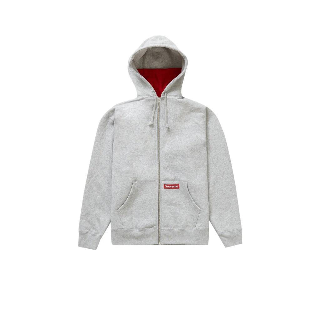 Sweat à Capuche Zip Up Double Hood coloris gris chiné - REIMÉ