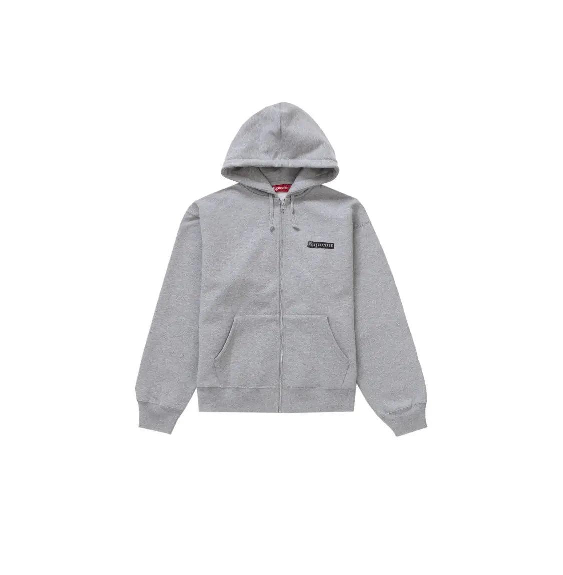 Veste Zip Up Spread Hooded Sweatshirt coloris gris brouillard - REIMÉ