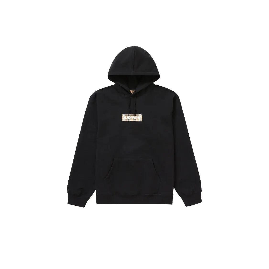 Sweat à capuche noir Box logo - REIMÉ