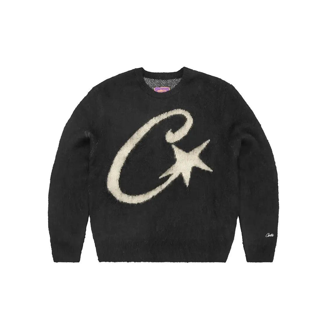 Pull C-Star Mohair Knit sweater Noir - REIMÉ