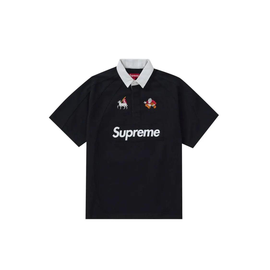 T-shirt S/S Rugby coloris noir - REIMÉ