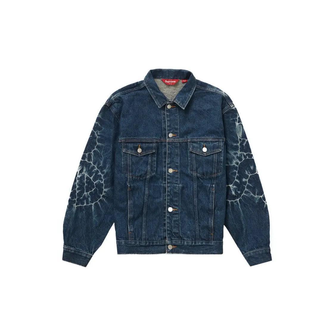 Veste Shibori Denim Trucker Jacket coloris indigo (S/M) - REIMÉ