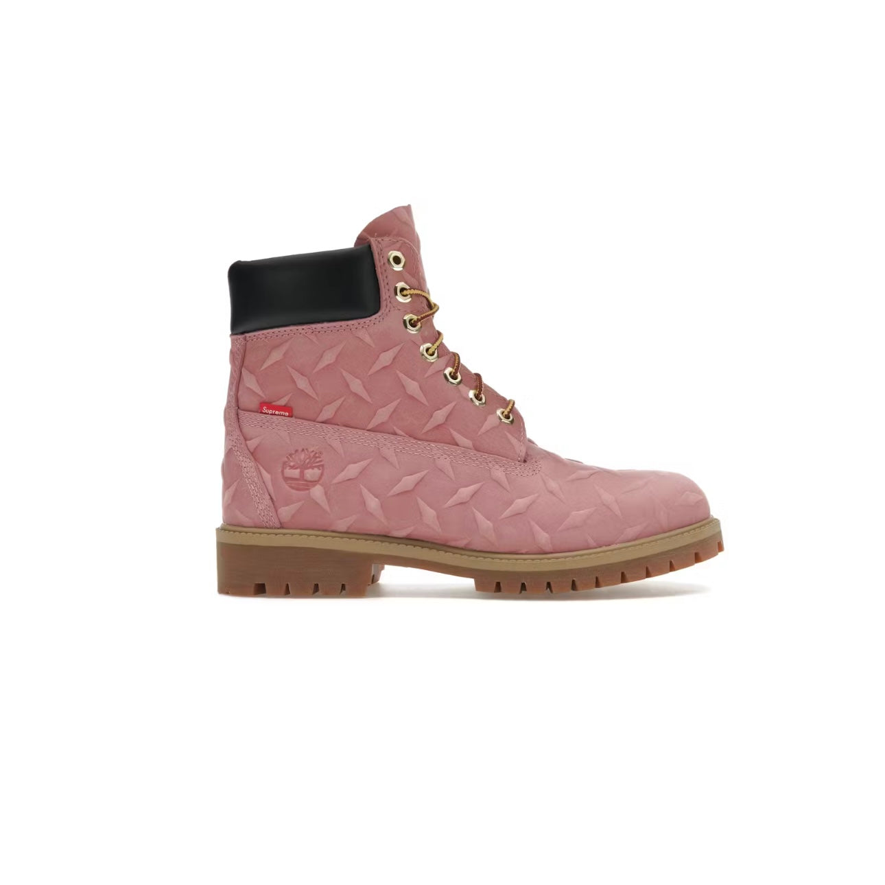 Bottes 6“ Premium Diamond Plate coloris rose