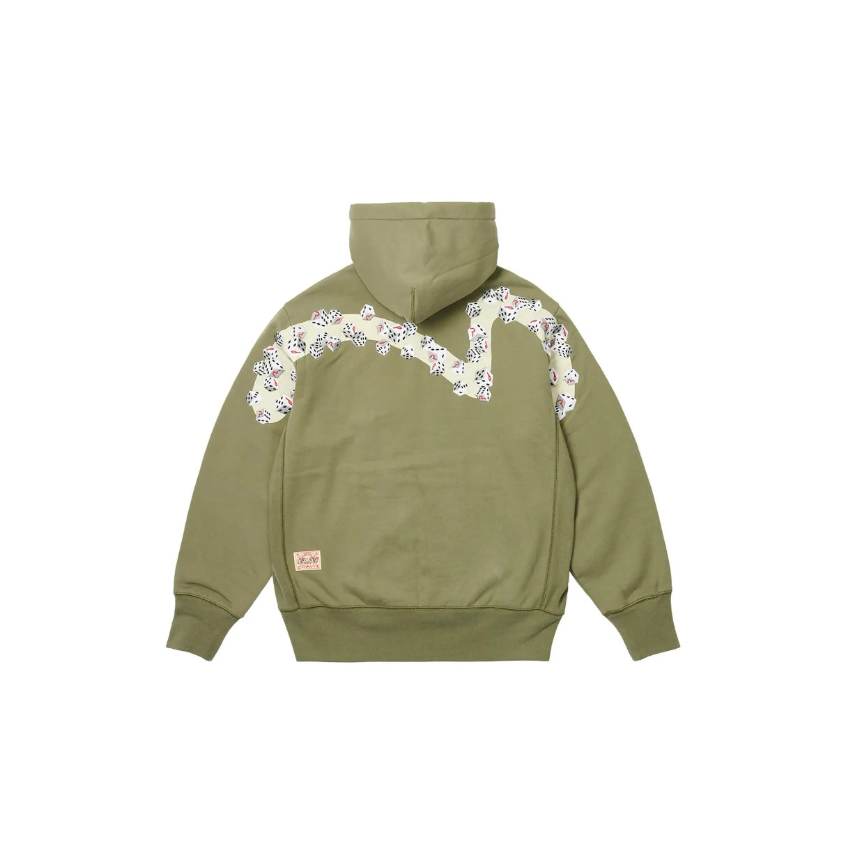 Veste à Capuche Zippée Dice x Japan coloris Olive